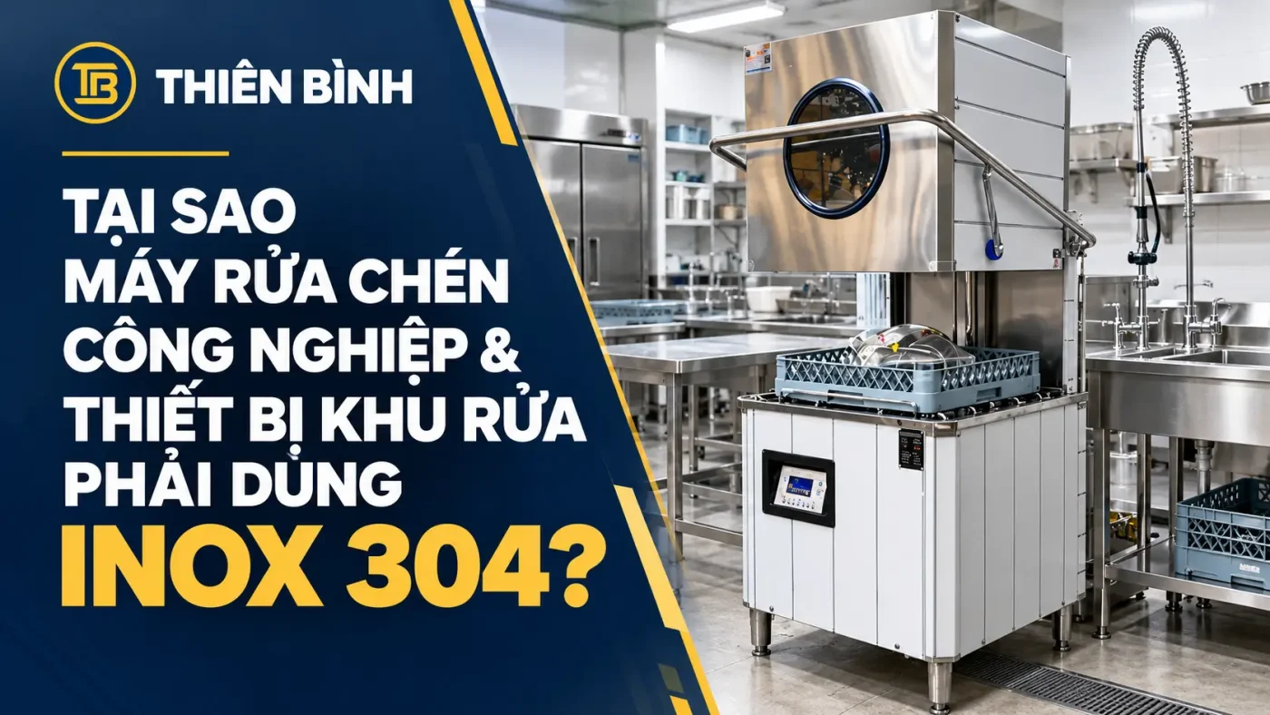 Thiết Kế Bếp Công Nghiệp Inox 304